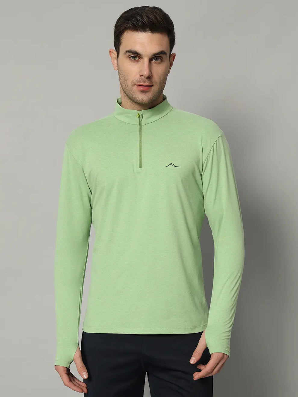 nomadic green colour full sleeve tshirt reccy