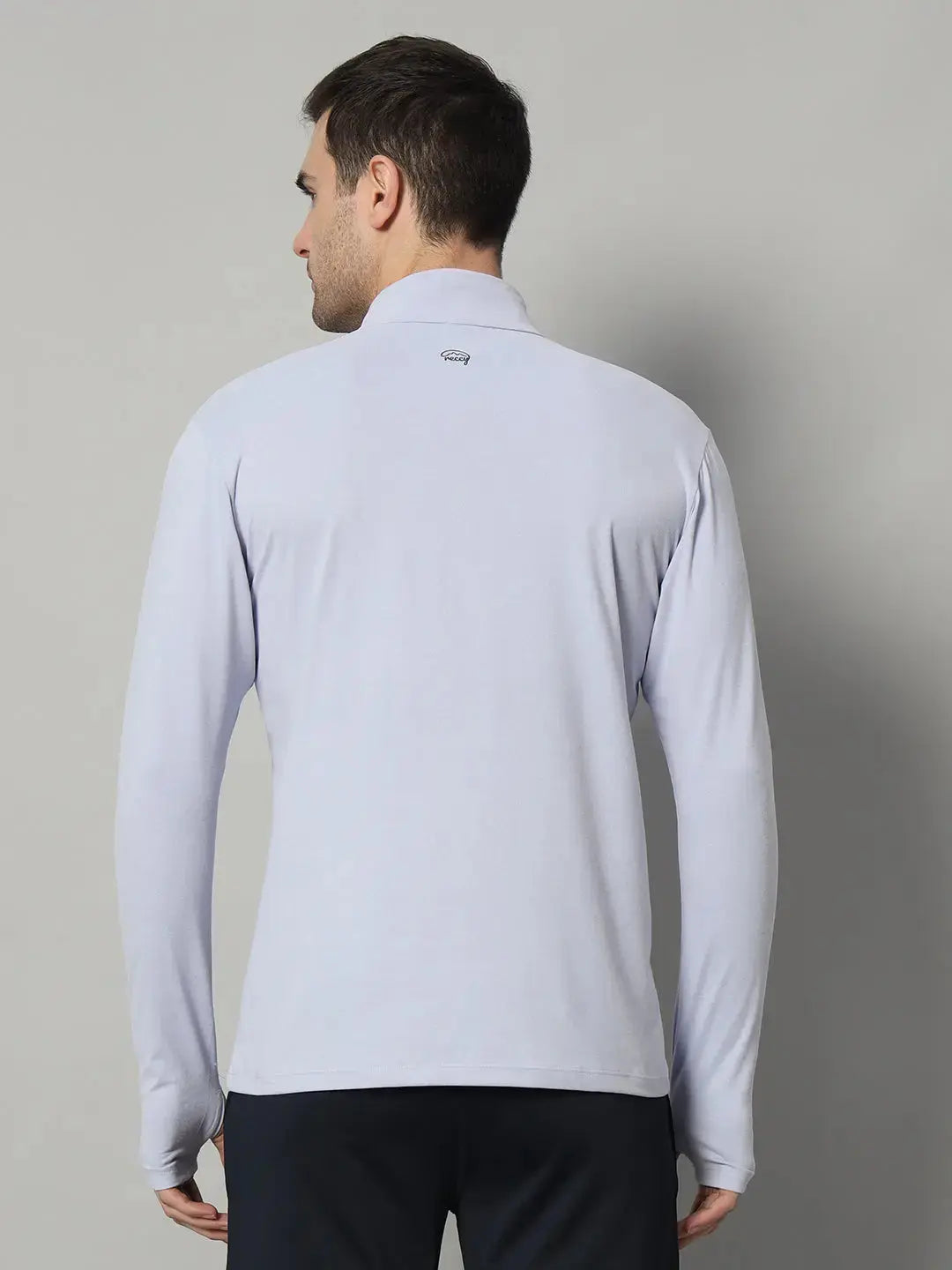 Men's Nomadic Full Sleeves T Shirt - Lavender Reccy