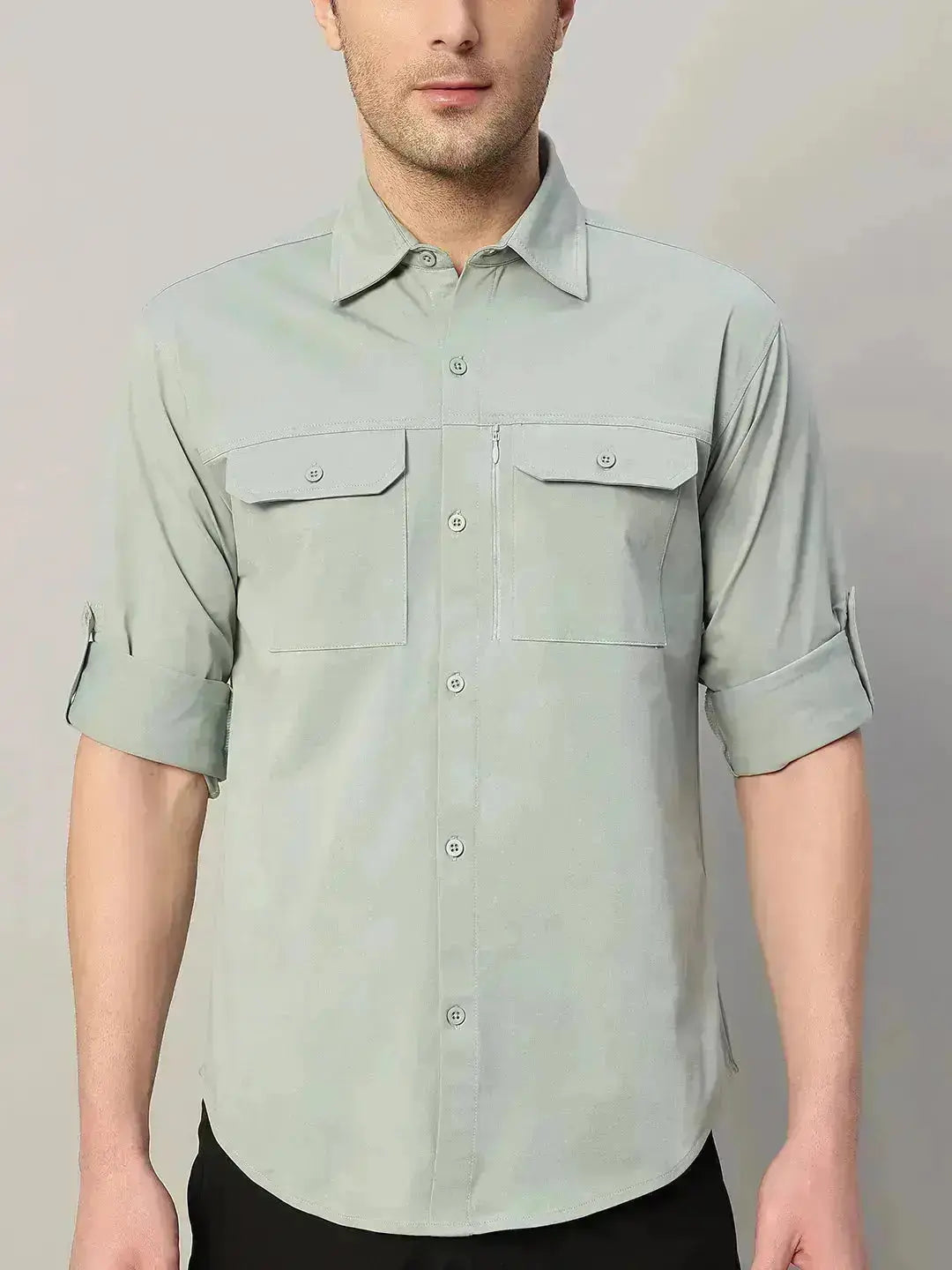 Best Sage Green Cargo Shirt for Men - Reccy