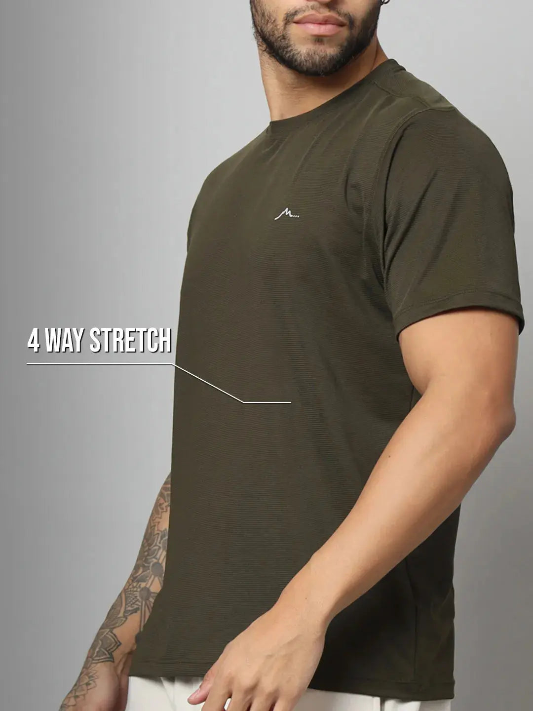 Mens Ultralight Athletic T-shirt - Lime Reccy