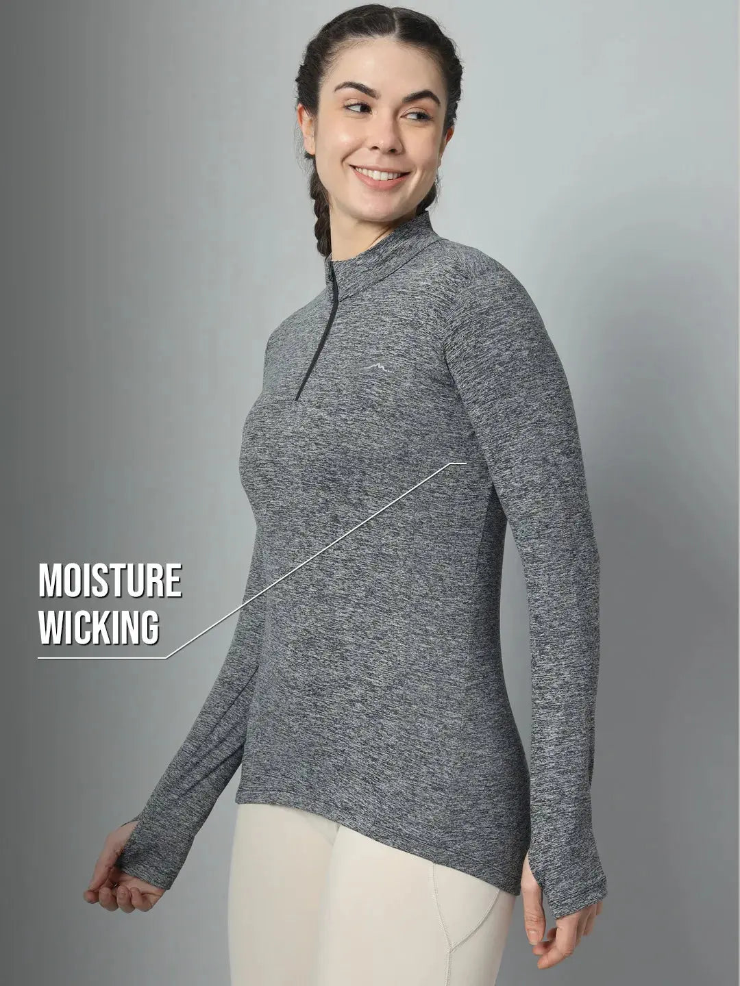 Women's Nomadic Full Sleeve Tshirt With Extra Stretch Reccy