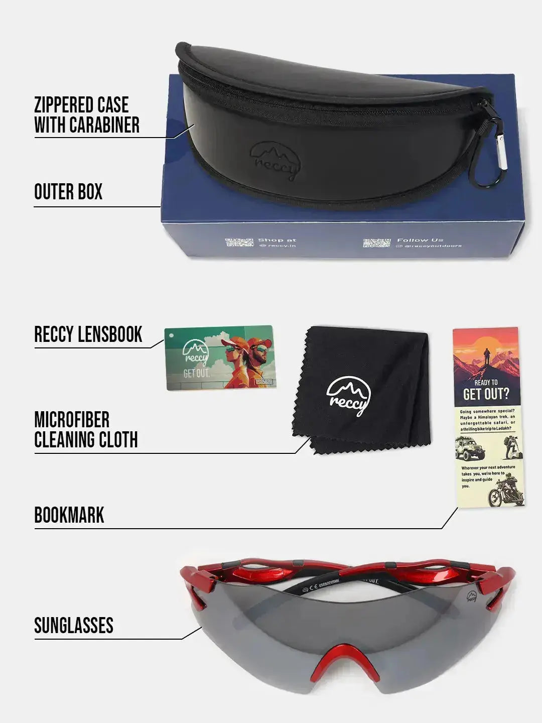 sunglasses with case