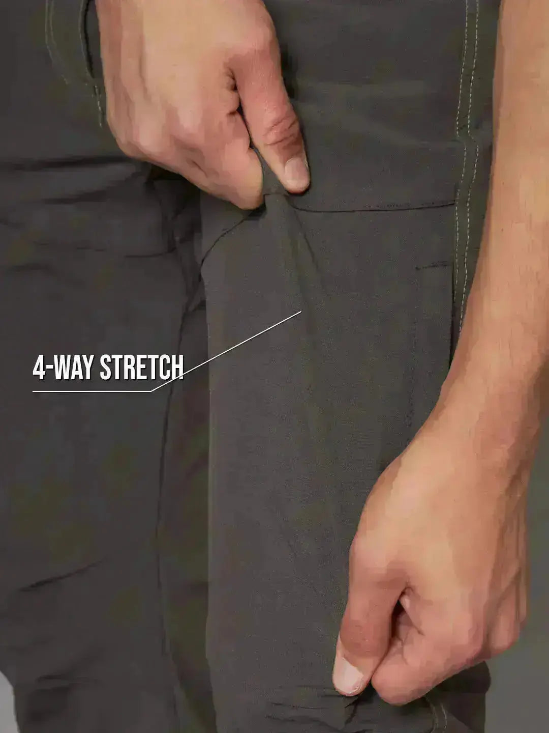 Stretchable | Mountain Gray Warm Trekking and Hiking Pants | Reccy