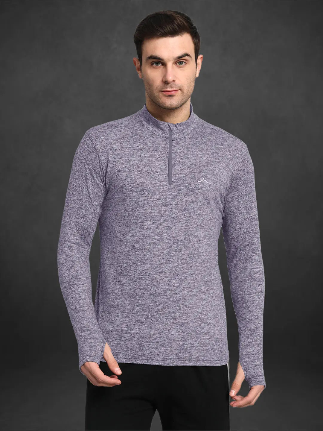 Buy Purple Gray Full Sleeve Tshirt, Upto 15% Off