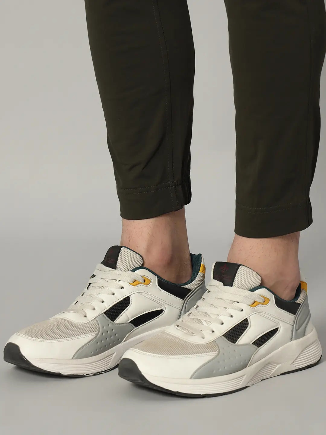 Ankle size of Olive Green Joggers for Men - Reccy