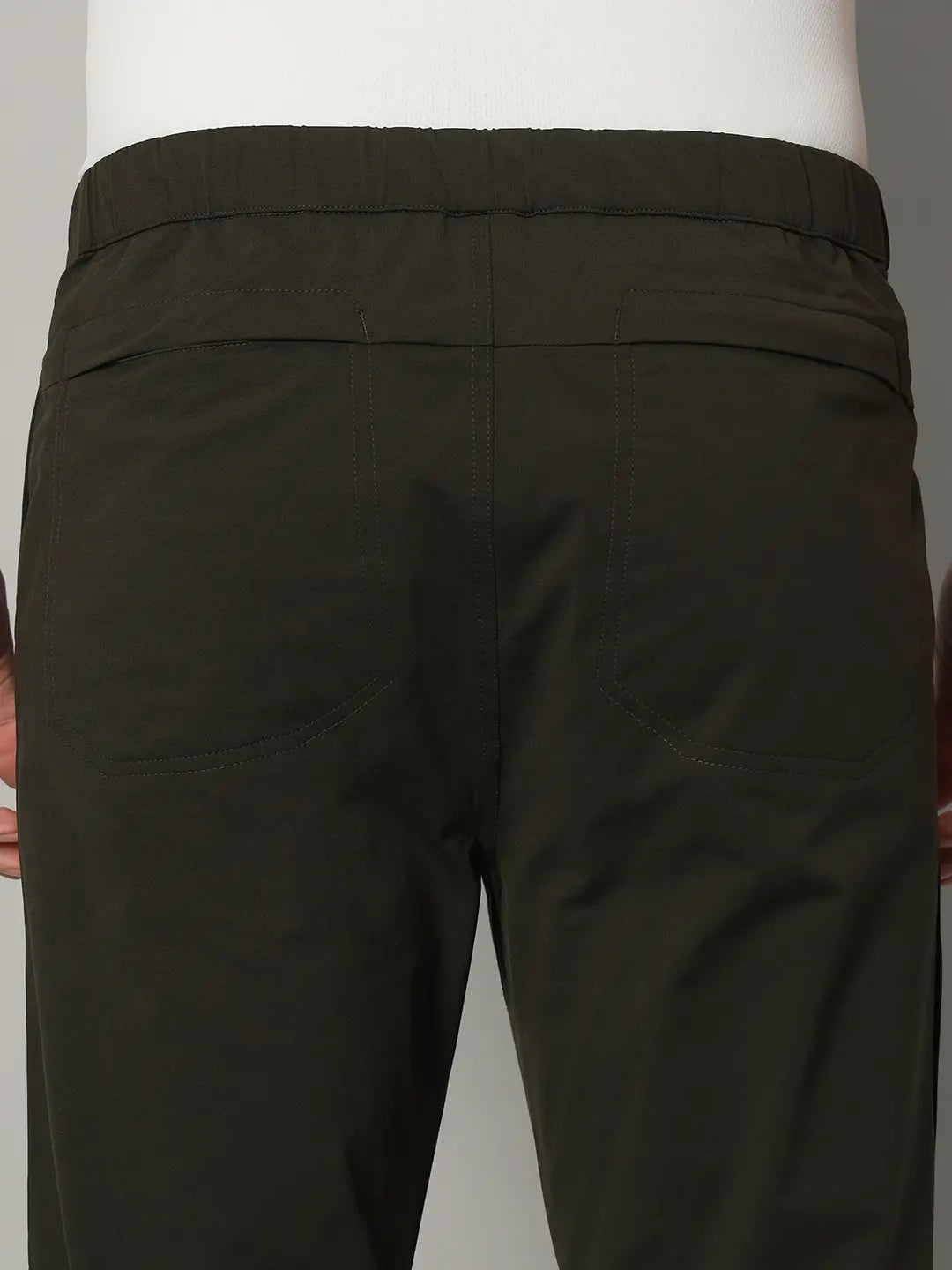 Upper Back Image of Olive Green Jogger