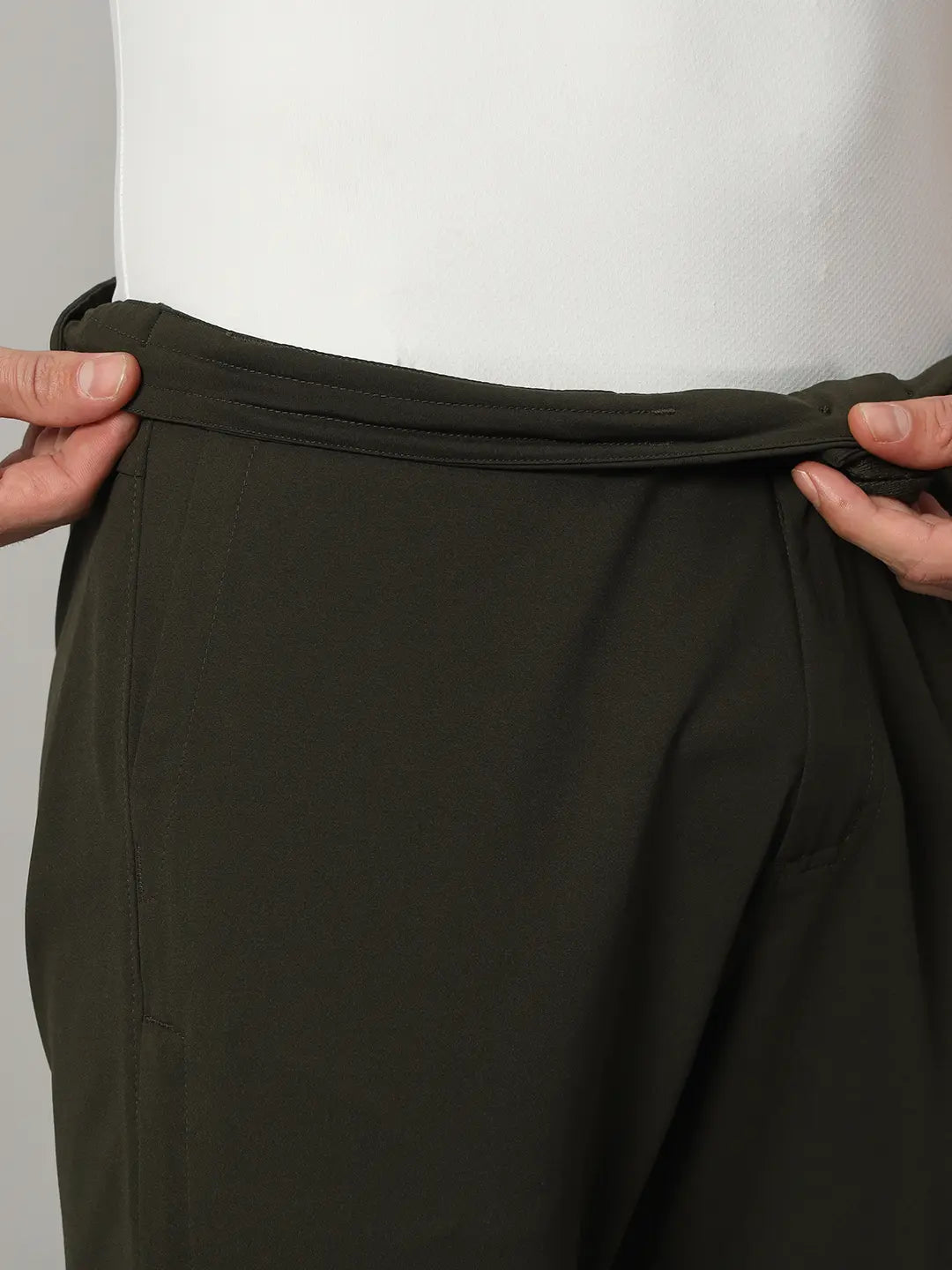 Stretchable Elastic of Olive Green Jogger