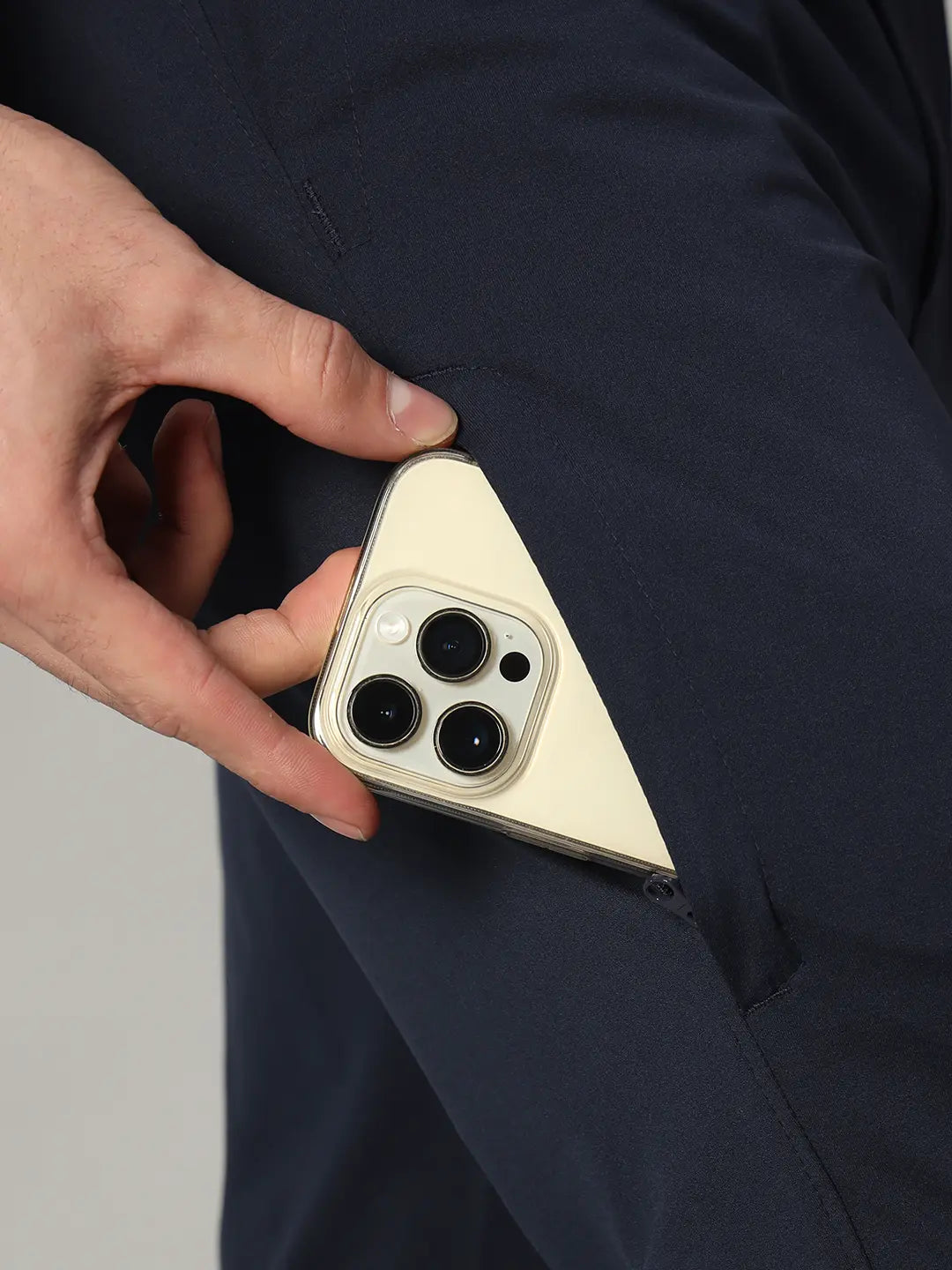 Thigh Pocket of Navy Blue Jogger