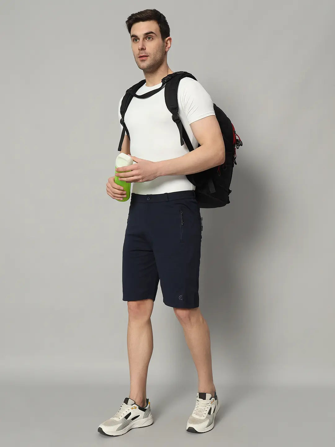 Navy Blue Color Shorts for Men - Reccy