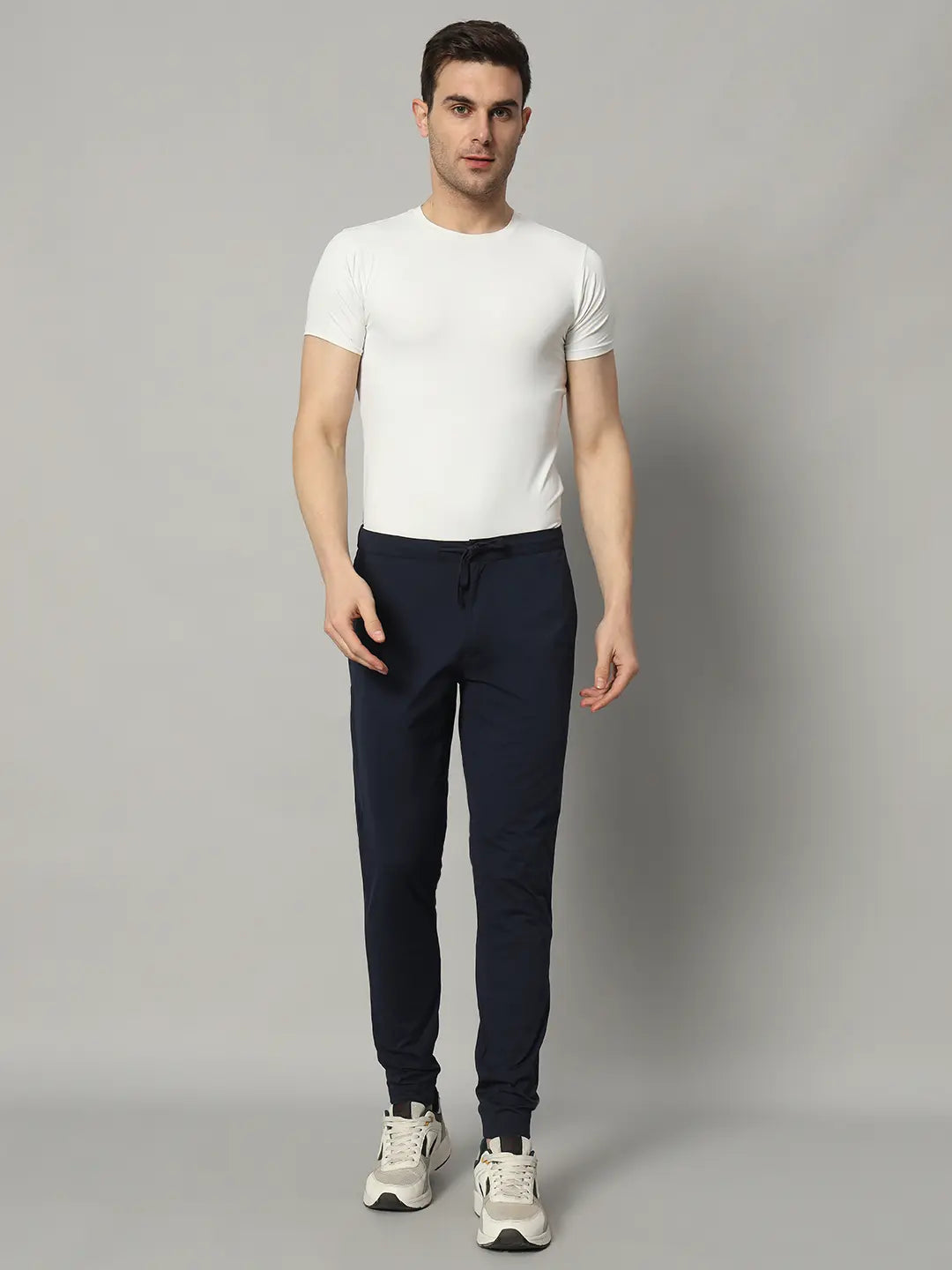 Full Length Navy Blue Color Nomadic Pant for Men - Reccy