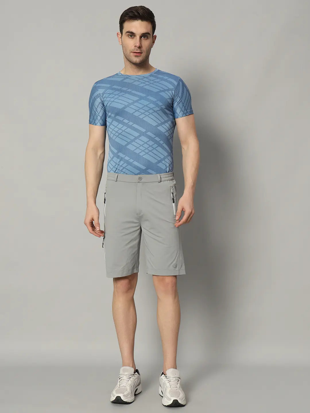 Comfortable Grey Color Shorts for Men - Reccy