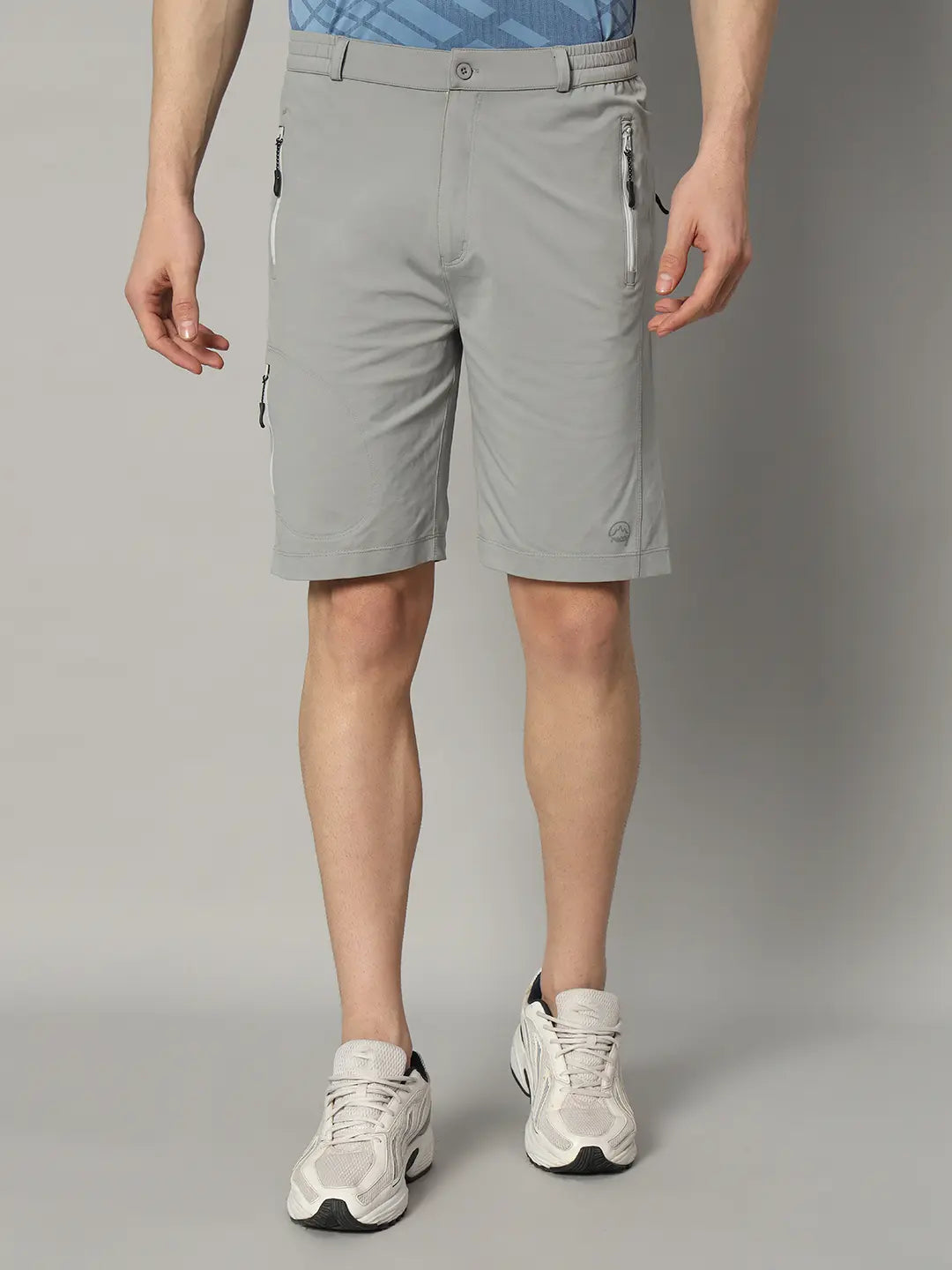 Grey Color Shorts for Men - Reccy