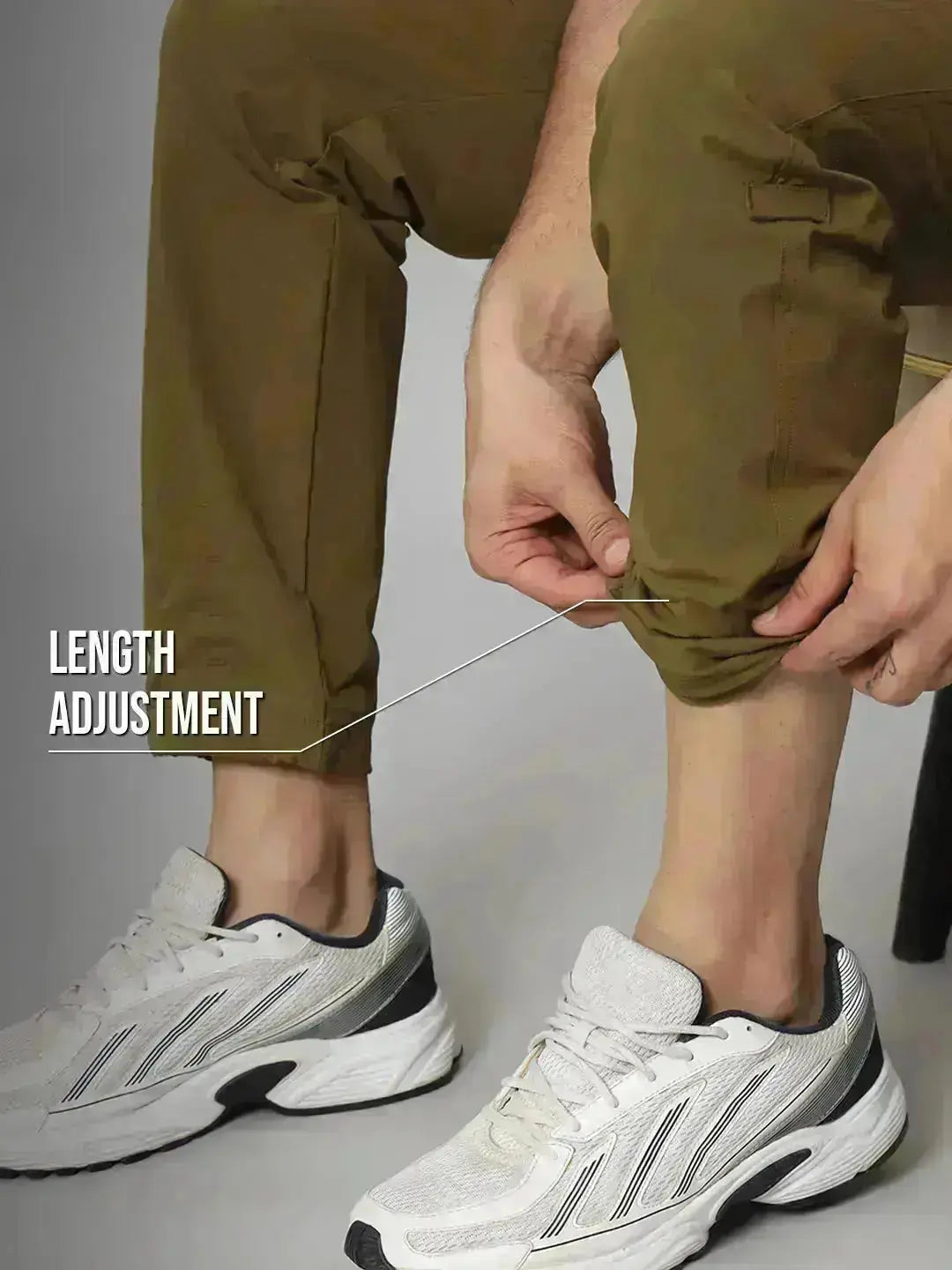 Length Adjustment  Olive Mountain Trekking and Hiking Pant | Reccy