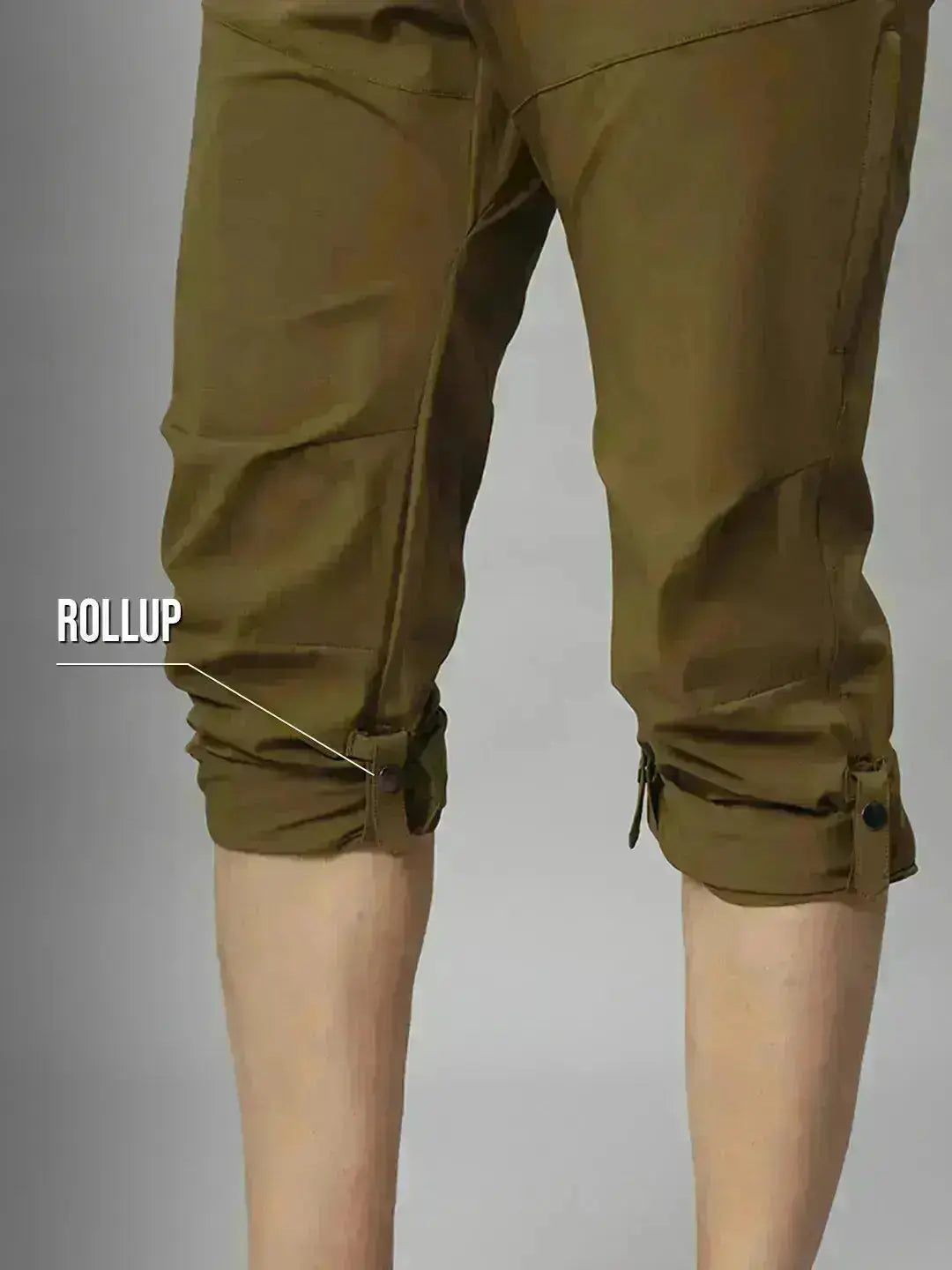 Roll up | Olive Mountain Trekking and Hiking Pant | Reccy