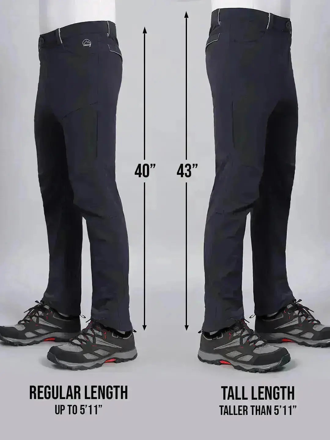 Length size | Blue Mountain Trekking and Hiking Pant | Reccy