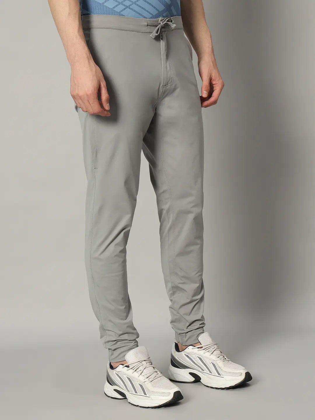 Men's Light Gray Travel Jogger Right Side - Reccy
