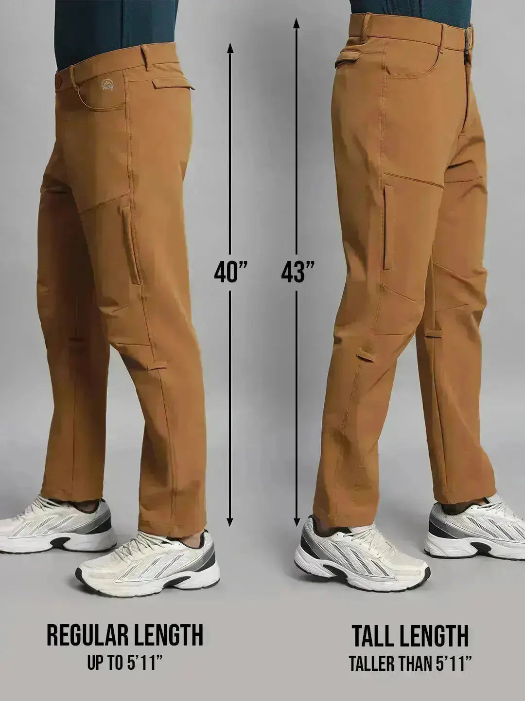 regular and tall reccy tan nomadic cold weather pants