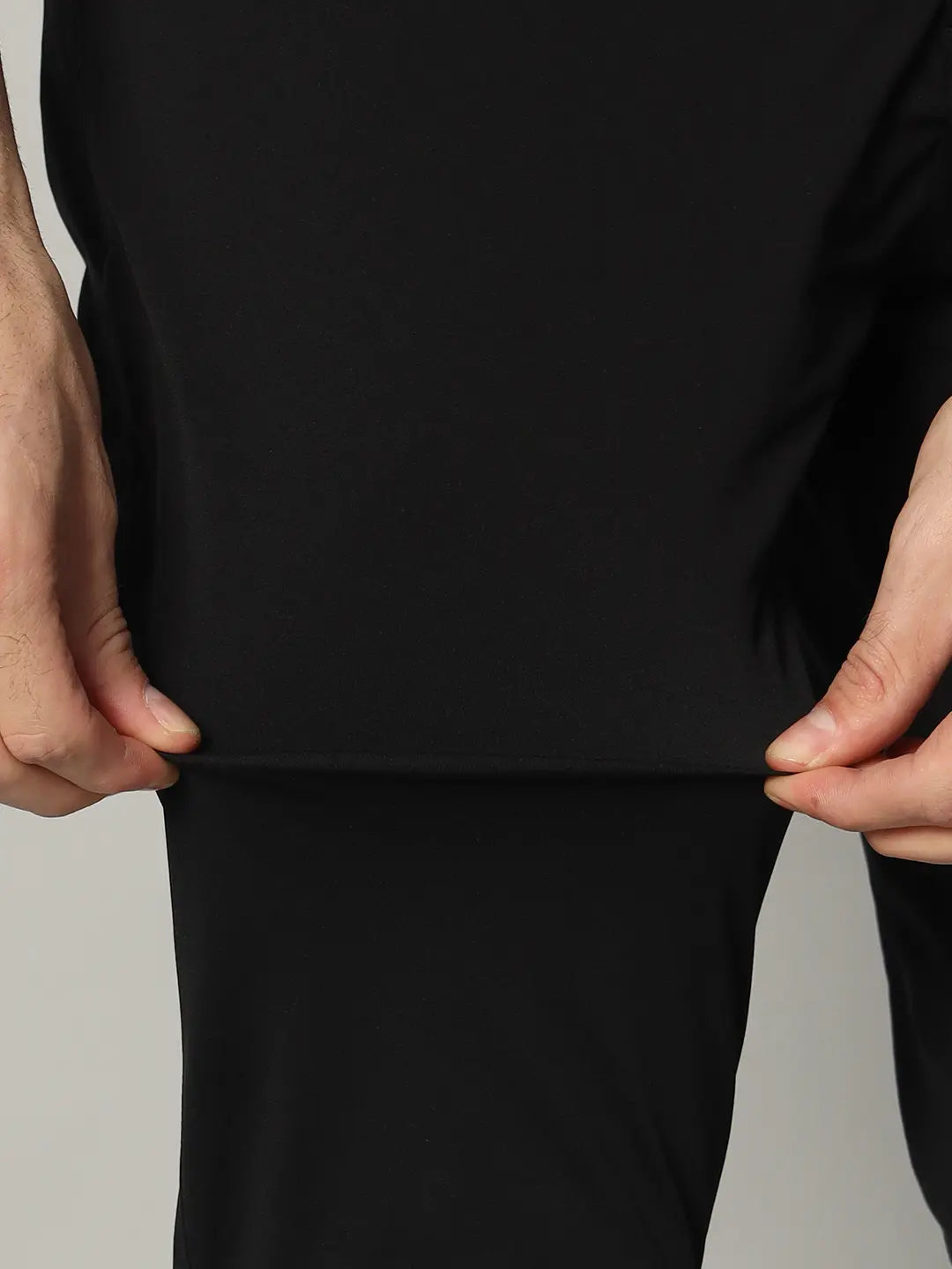 Stretchable Fabric of Black Jogger - Reccy