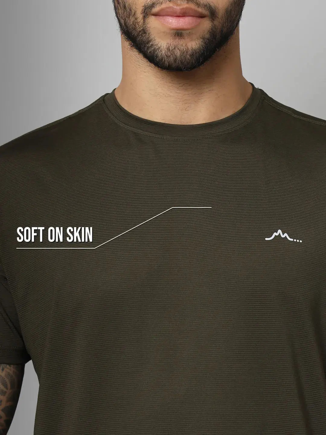 Mens Ultralight Athletic T-shirt - Lime Reccy