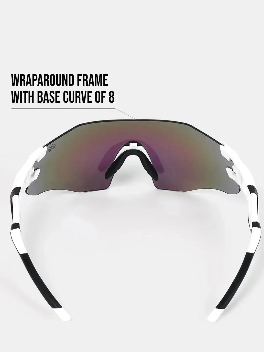 Wrapround frame sunglasses
