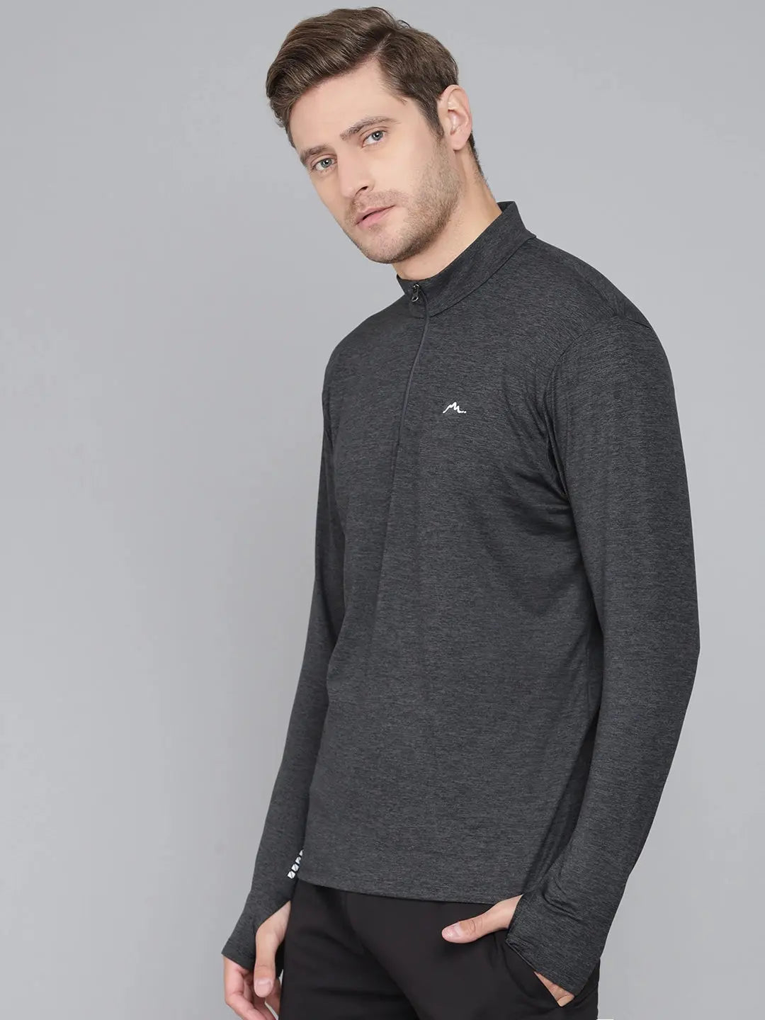 Mens Dark Gray Full Sleeve 4