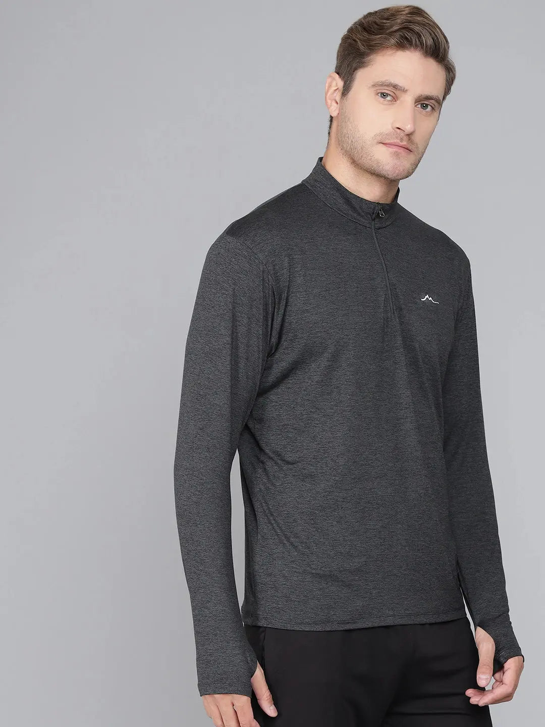 Mens Dark Gray Full Sleeve 3