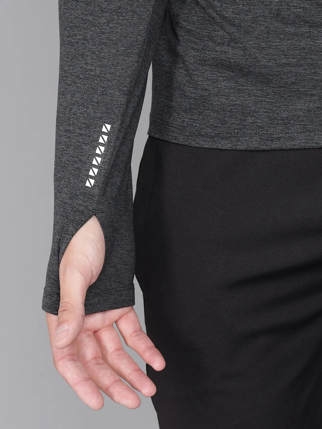 Mens Dark Gray Full Sleeve 8
