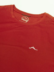 Reccy Mens Athletic Outdoor Ultrabreathe T Shirt - Rust