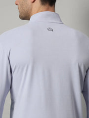 Men's Nomadic Full Sleeves T Shirt - Lavender Reccy