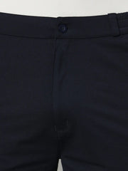 Navy Blue Shorts for Men Front Side - Reccy