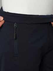 Navy Blue Shorts for Men Elastic - Reccy