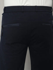 Navy Blue Shorts for Men Back Side - Reccy