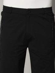 mens black shorts front - Reccy
