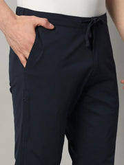 navy blue joggers for men upper right pocket - Reccy