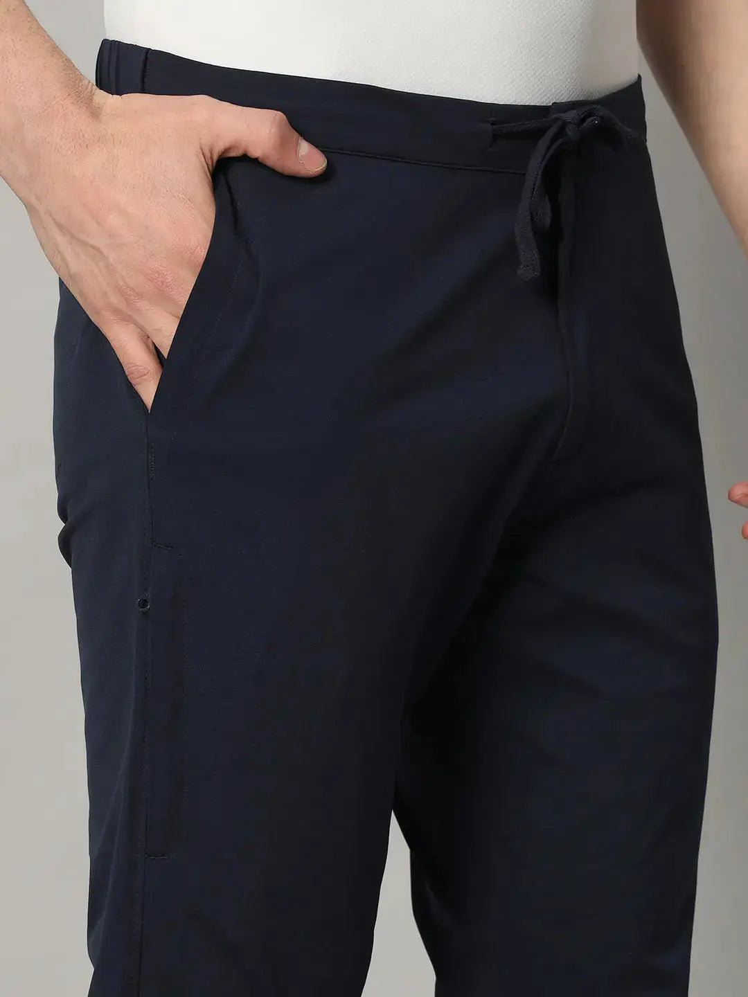 Upper Pocket of Navy Blue Jogger - Reccy