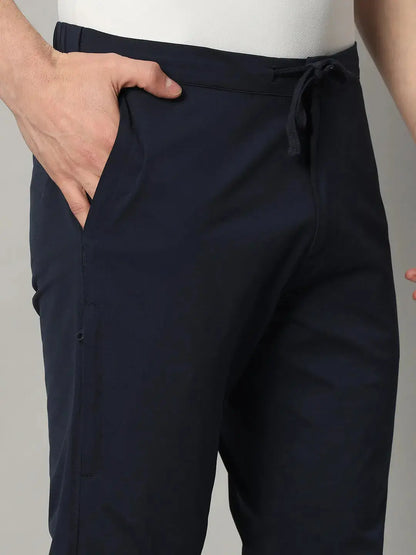 Upper Pocket of Navy Blue Jogger - Reccy