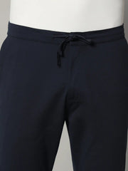 navy blue joggers for men front side - Reccy