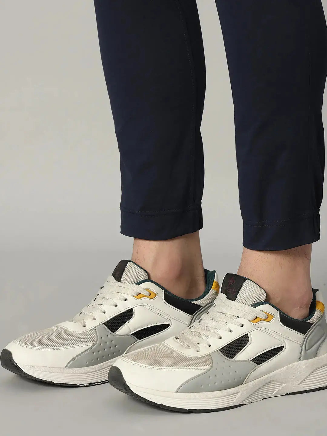 Ankle size of Navy Blue Joggers for Men - Reccy