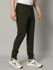mens green joggers right side - Reccy