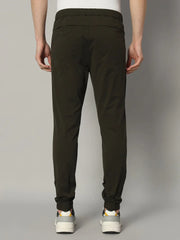 mens green joggers back side - Reccy