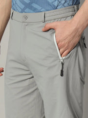mens light grey shorts Front Pocket