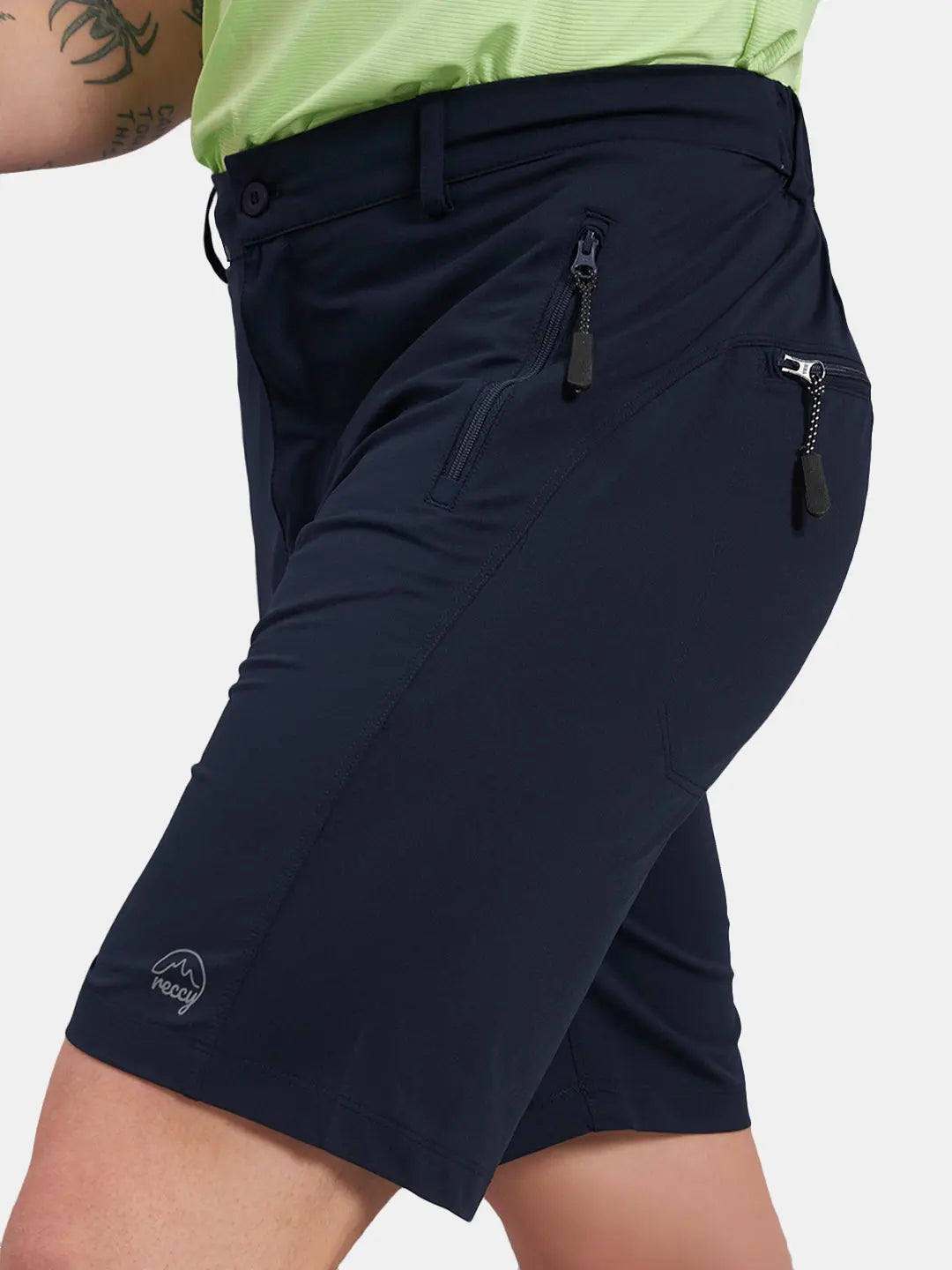 Sun Protected Men's Cargo Shorts - Dark Navy - Reccy