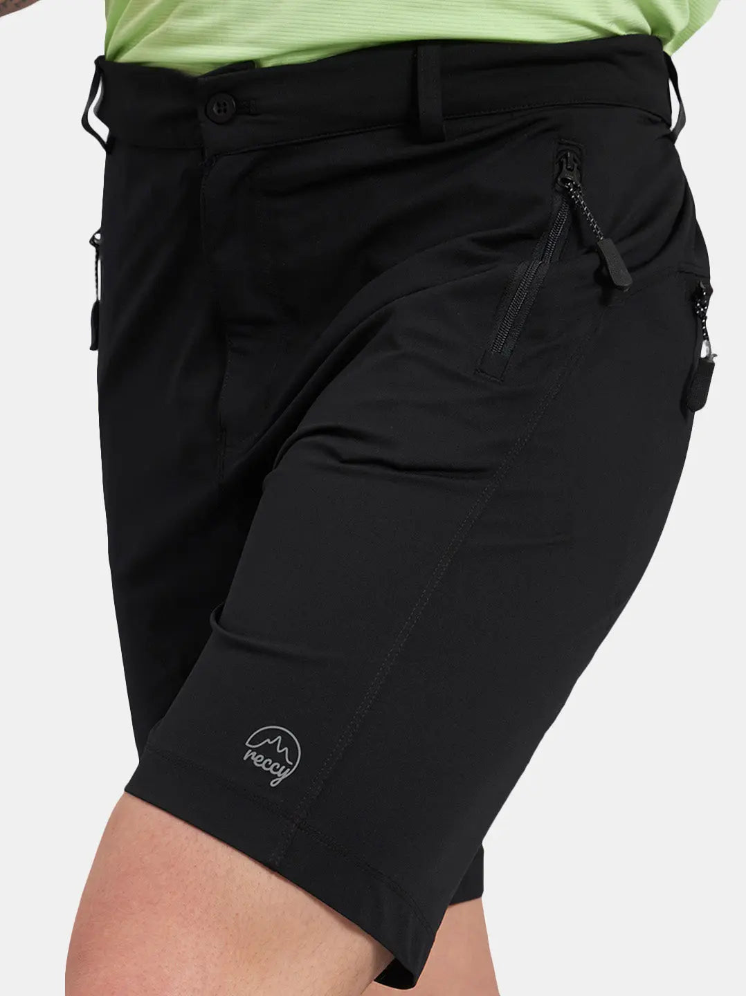 Sun Protected Men's TechFlex Shorts - Black