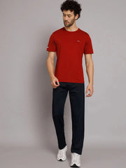 Reccy Mens Athletic Outdoor Ultrabreathe T Shirt - Rust