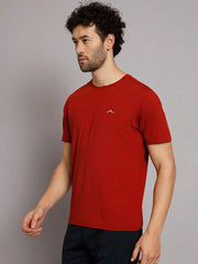 Reccy Mens Athletic Outdoor Ultrabreathe T Shirt - Rust