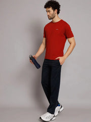 Reccy Mens Athletic Outdoor Ultrabreathe T Shirt - Rust