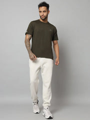 olive green colour t shirt for men - Reccy