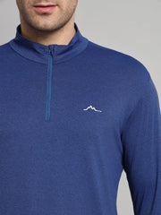 Blue Colour Full Sleeve T shirt - Reccy