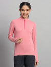 womens pink long sleeve t shirt