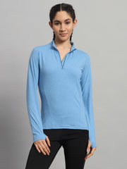 blue full sleeve tshirt front side